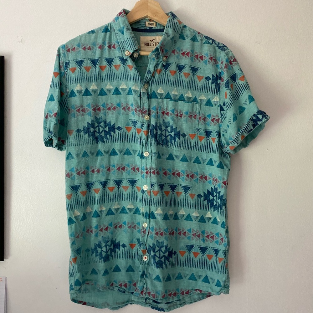 linen button down shirt